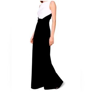 Talbot Runhof River Colorblock Wide-Leg Jumpsuit Size 16